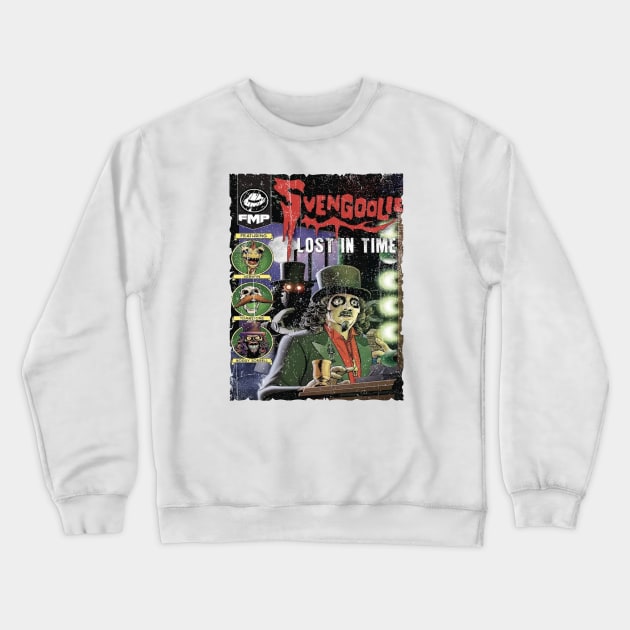 Svengoolie Lost in time Retro Crewneck Sweatshirt by kyoiwatcher223